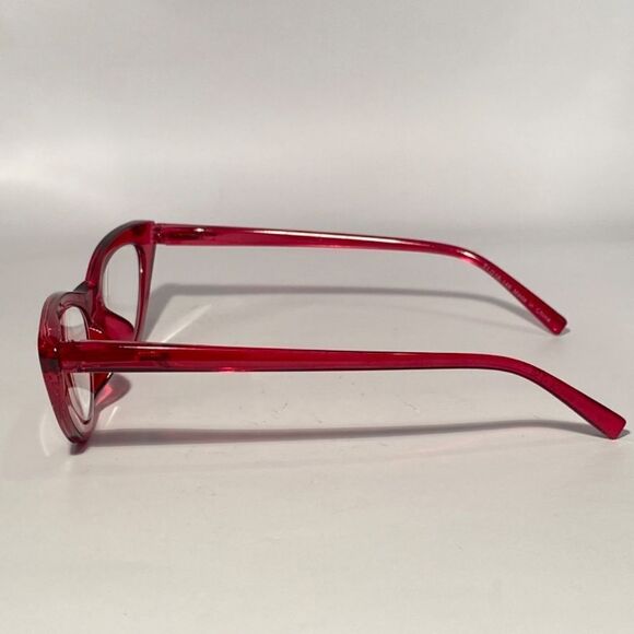 1130 Emma Cateye Reading Glasses 2.50 Red Readers NWT - Picture 4 of 9
